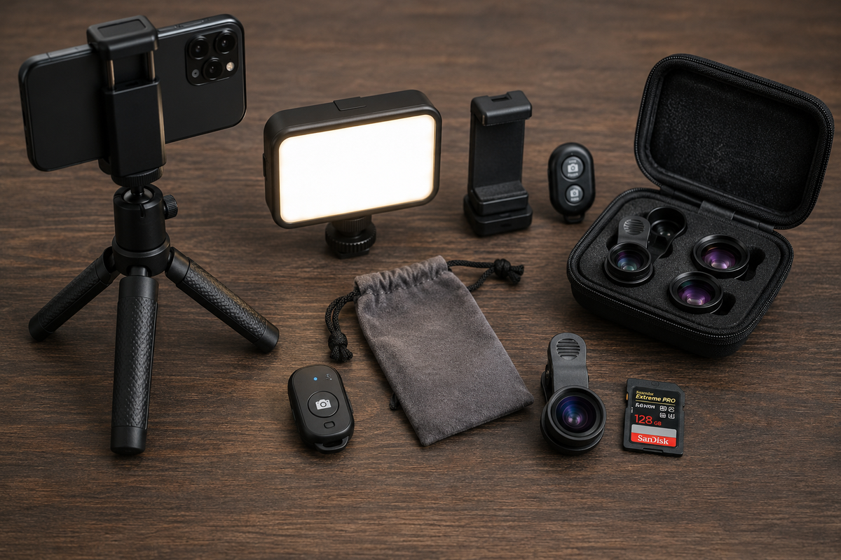 Accessories needed for iPhone photography | Skylum Blog

