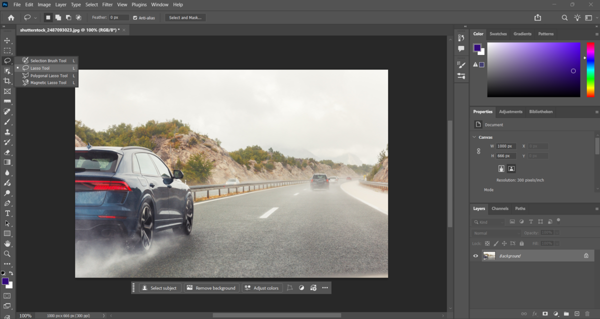 Nástroj Lasso v programu Photoshop | Návod od Skylum   