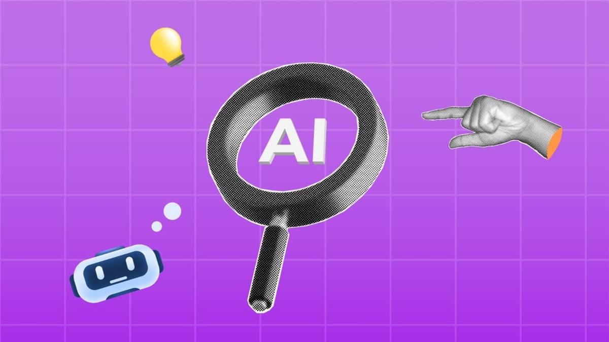 AI icon in a magnifying glass | Skylum Blog

