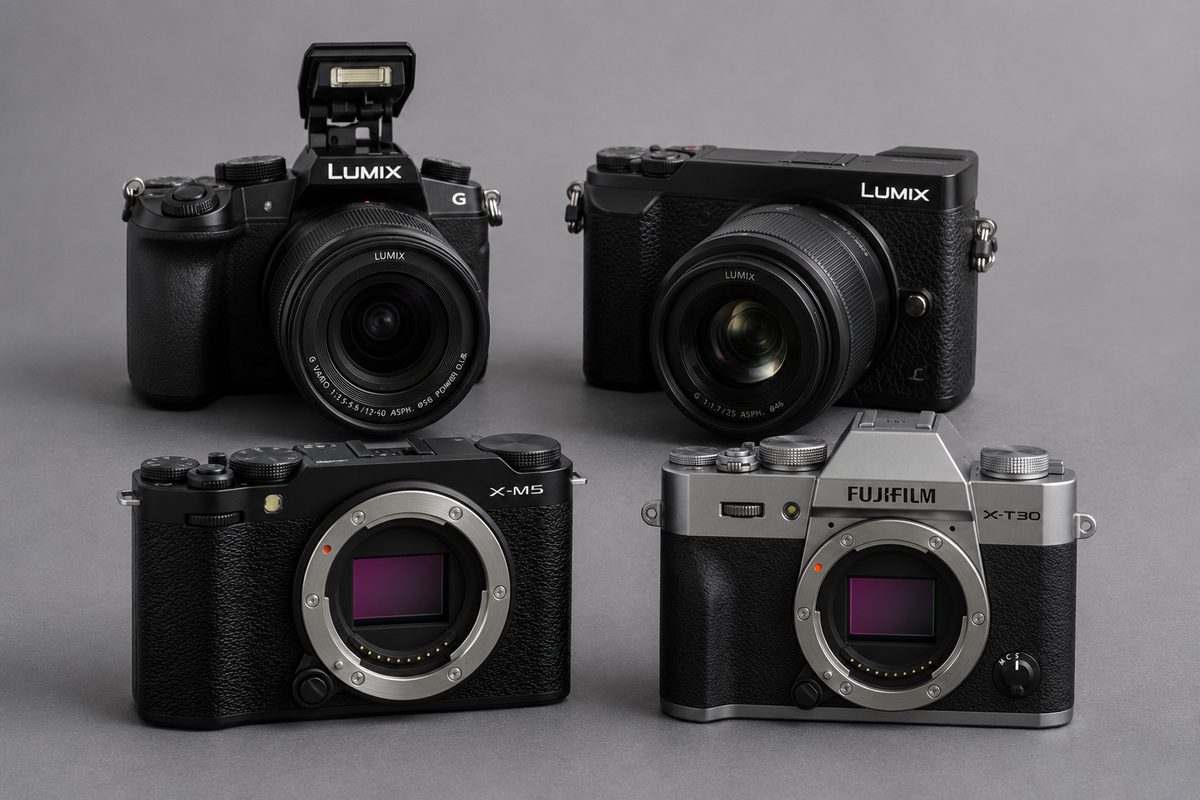 Fujifilm X-M5 and X-T30 II Panasonic Lumix GX85 and G85 | Skylum Blog
