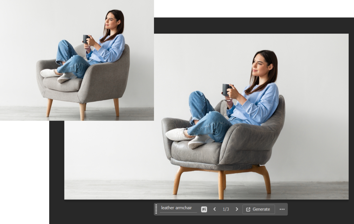 Výměna židle ve Photoshopu | Návod od Skylum