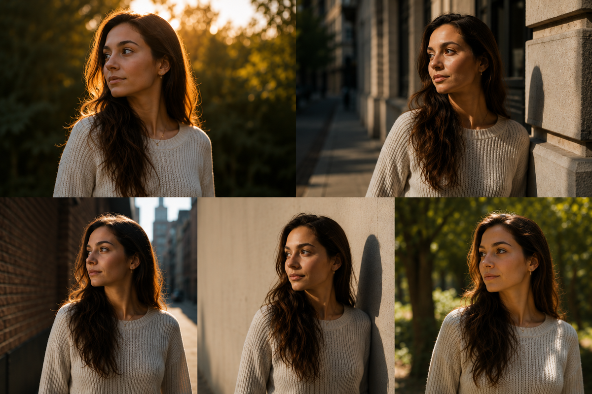 Side-lit portrait outdoors | Skylum Blog