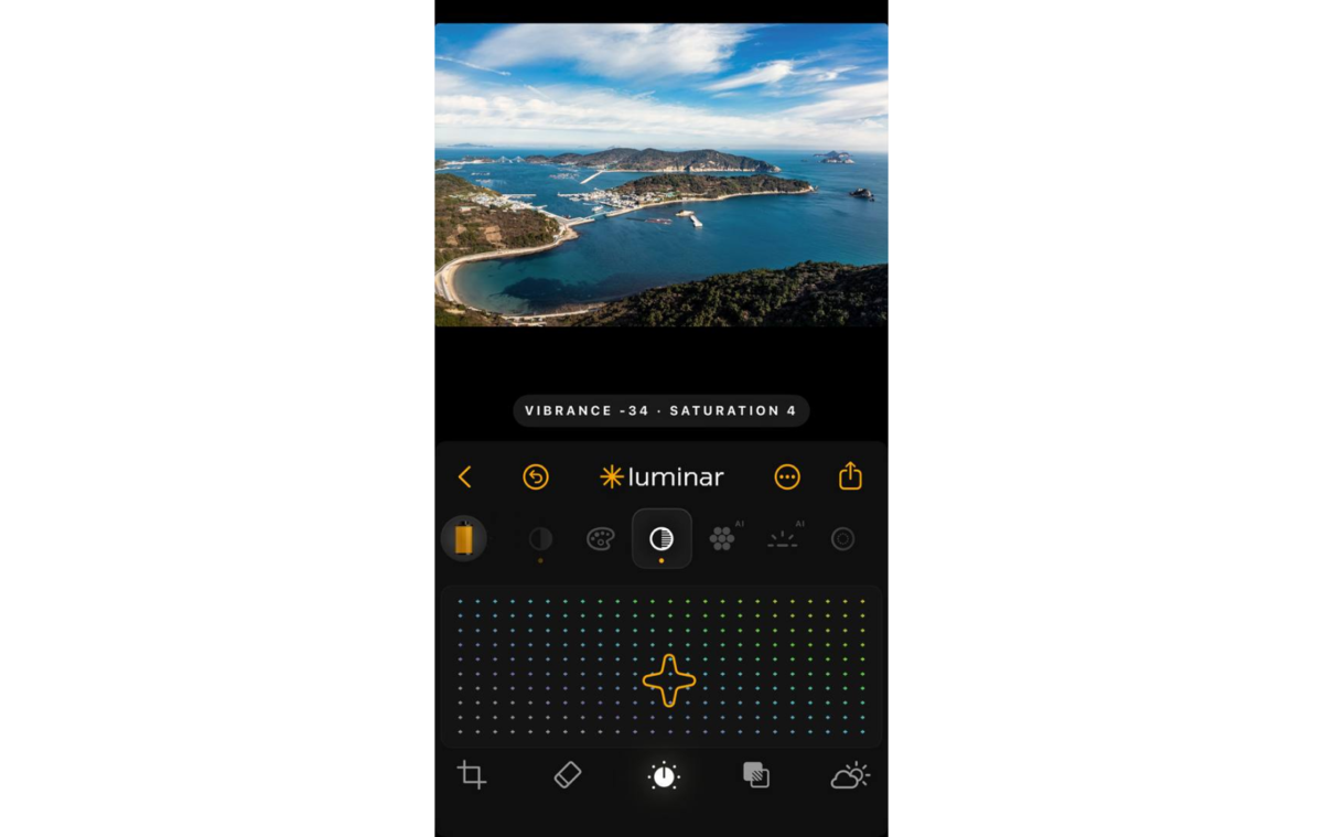 Saturation and vibrance in Luminar Mobile | Skylum How-to