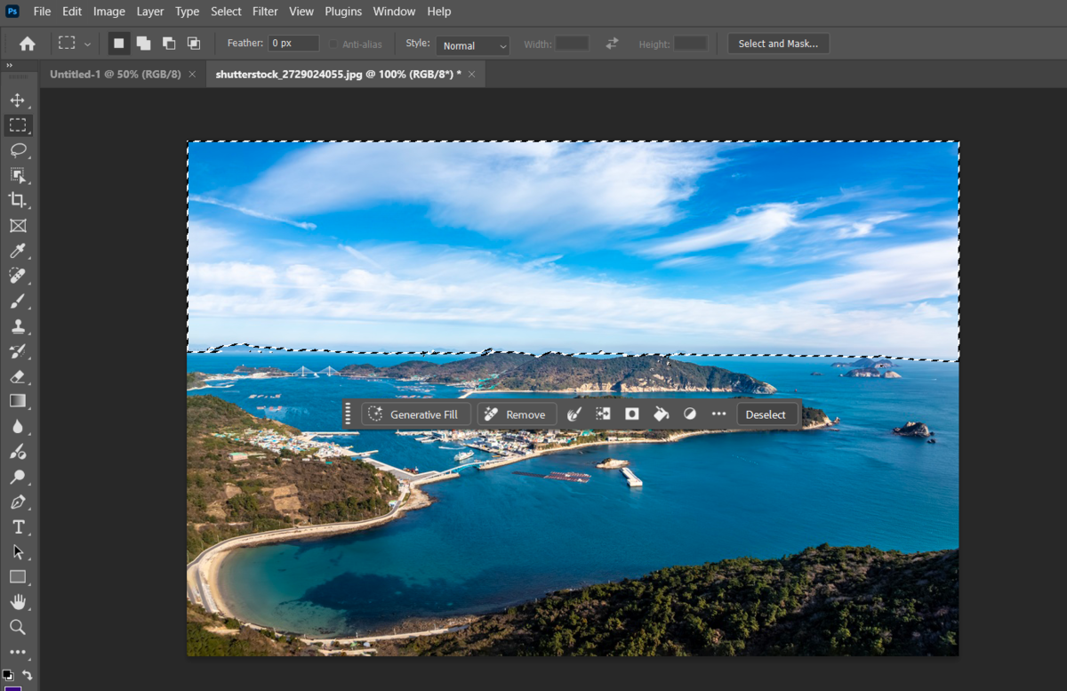 Jak vybrat oblohu ve Photoshopu | Návod od Skylum  