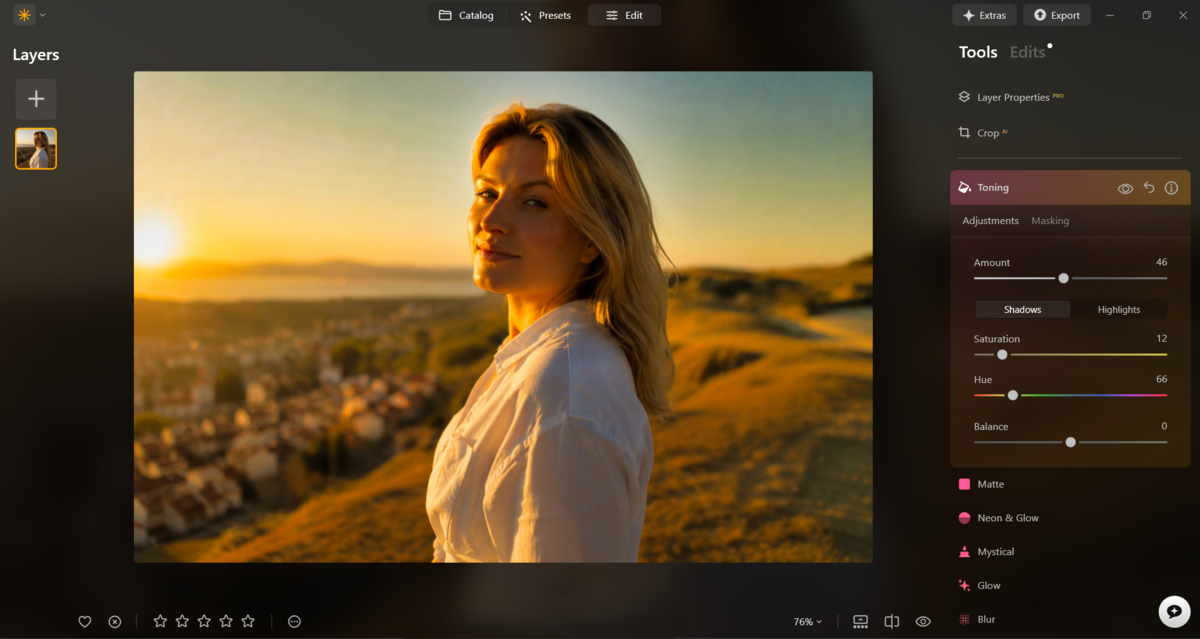Toning in Luminar Neo | Skylum Blog