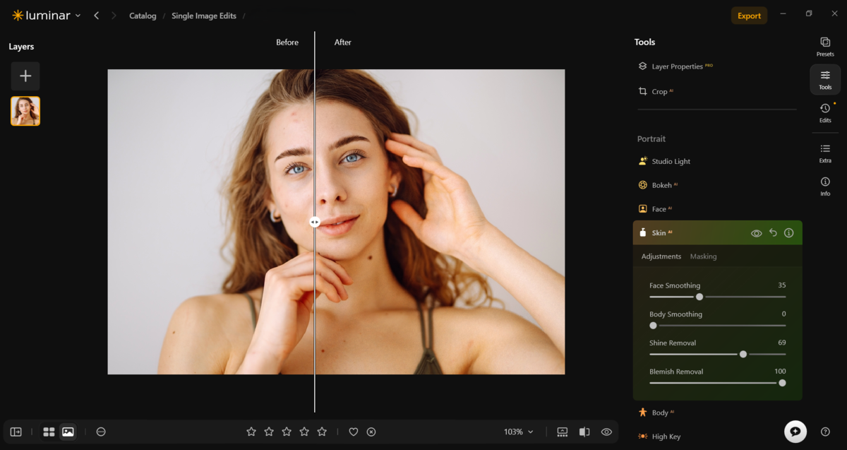 Portrait tools in Luminar | Skylum Blog

