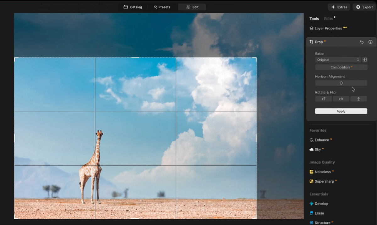 Luminarの「Crop AI」 | Skylumブログ   
