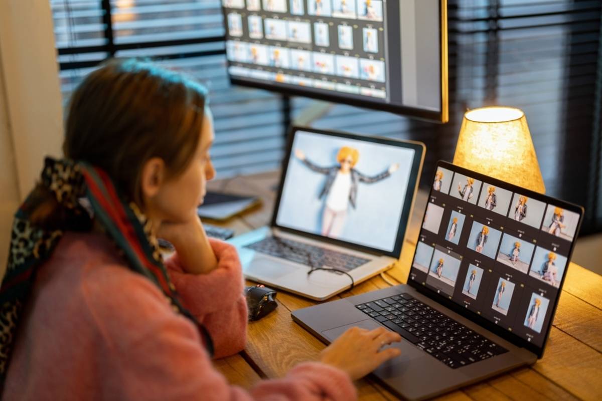 A photographer works with photographs | Skylum Blog

