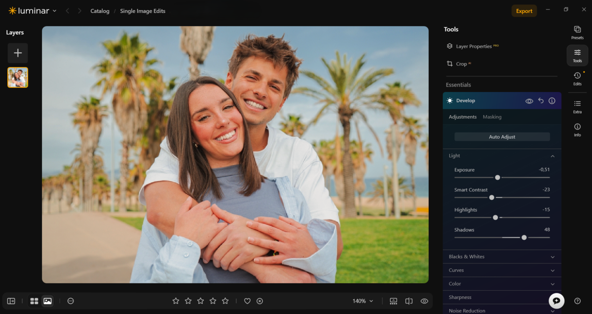 Luminar’s Develop menu | Skylum How-to