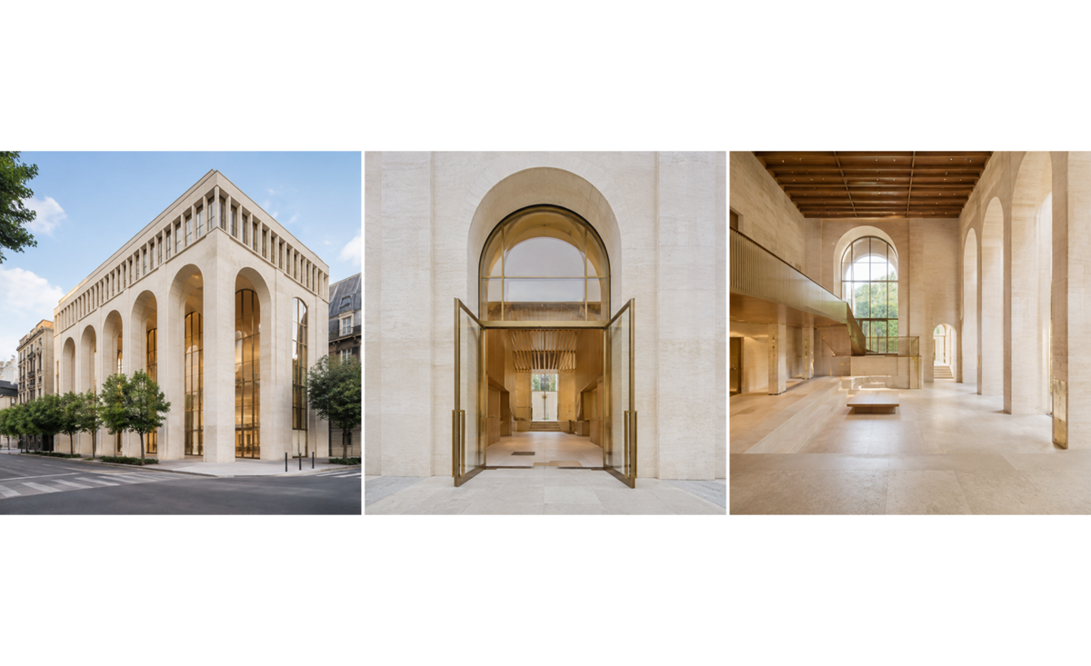 Triptych showing exterior, arched, and interior views | Skylum Blog

