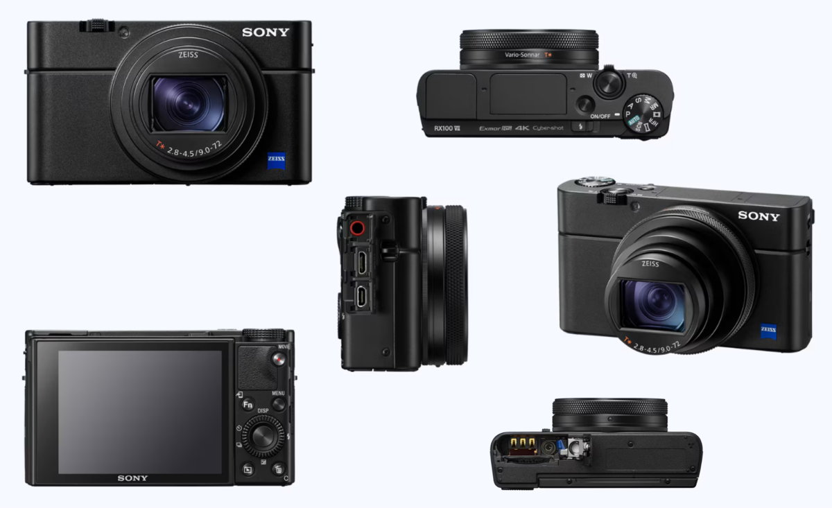 Vlastnosti a součásti fotoaparátu Sony RX100 VII | Blog Skylum

