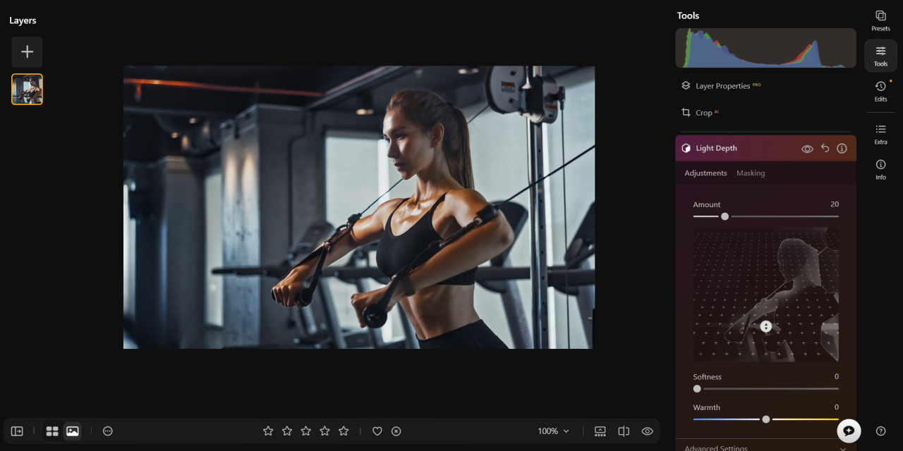 Light Depth in Luminar