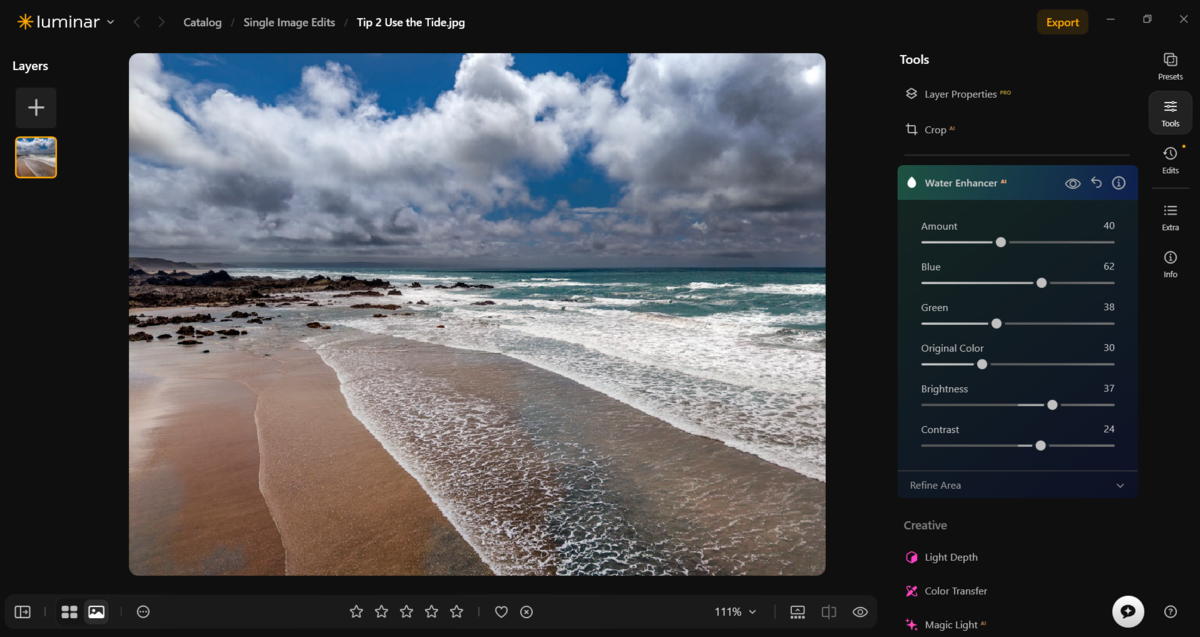 Water Enhancer in Luminar | Skylum Blog

