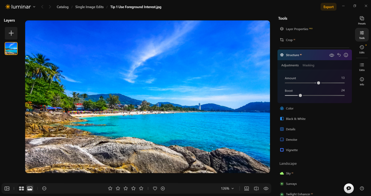 Structure AI in Luminar | Skylum Blog

