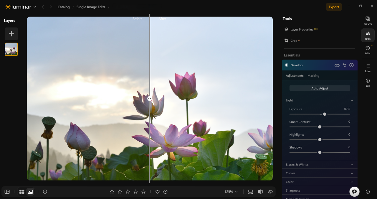 Efekty ekspozycji w programie Luminar | Blog Skylum